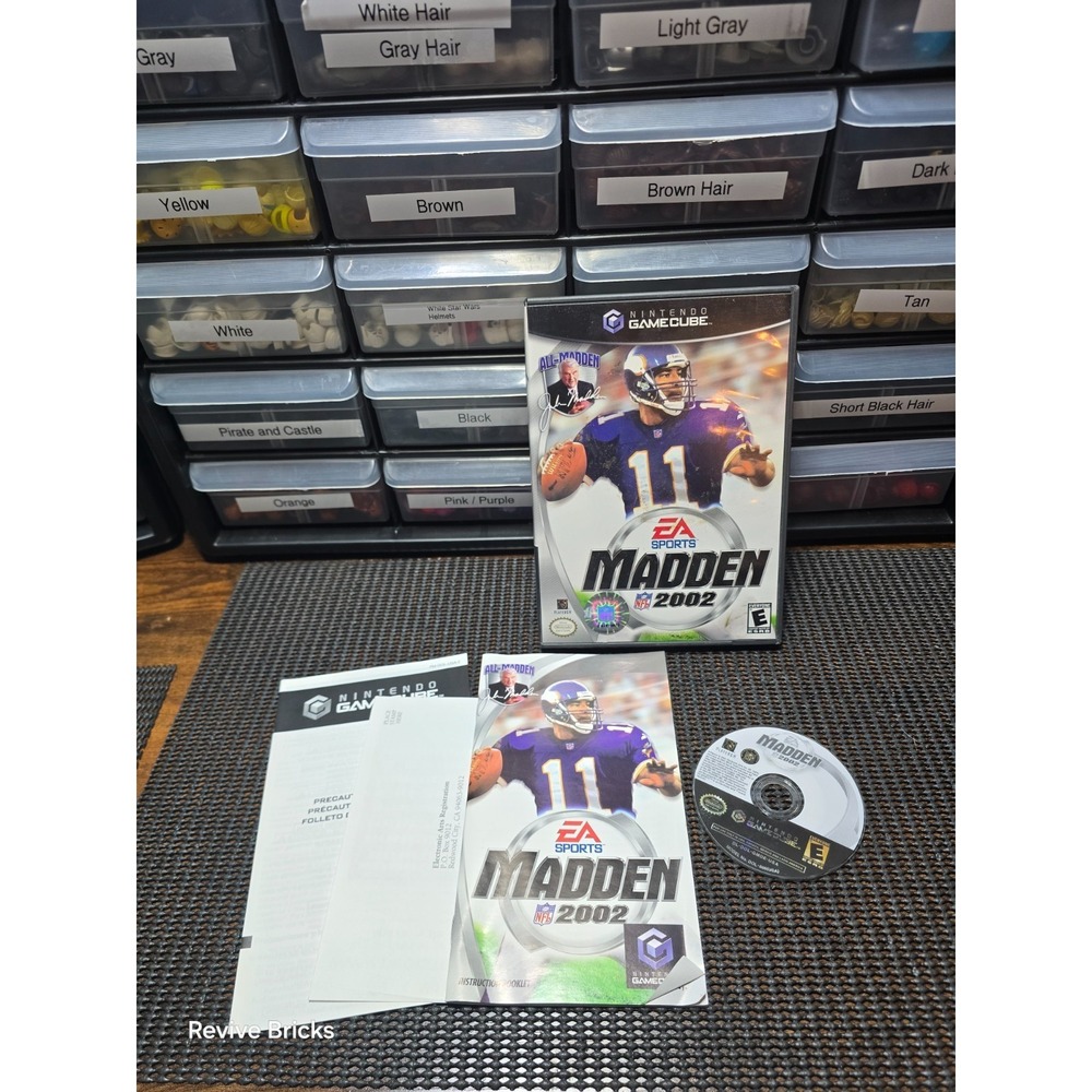 Madden NFL 2003 (Nintendo GameCube, 2002) CIB Complete Tested Working Great Cond